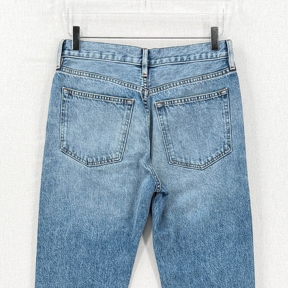 APIECE APART Chill Jean Women 27 Blue Austin Wash Denim Straight Leg Ankle NEW - Picture 4 of 13